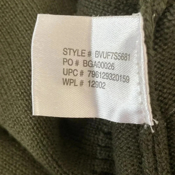 US Polo Assn Men Sweater Size XL Green 1/4 Zip Pullover Long Sleeve Casual Multi - Picture 10 of 10